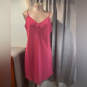 Diane Von Furstenberg Pink Slip Dress size XL